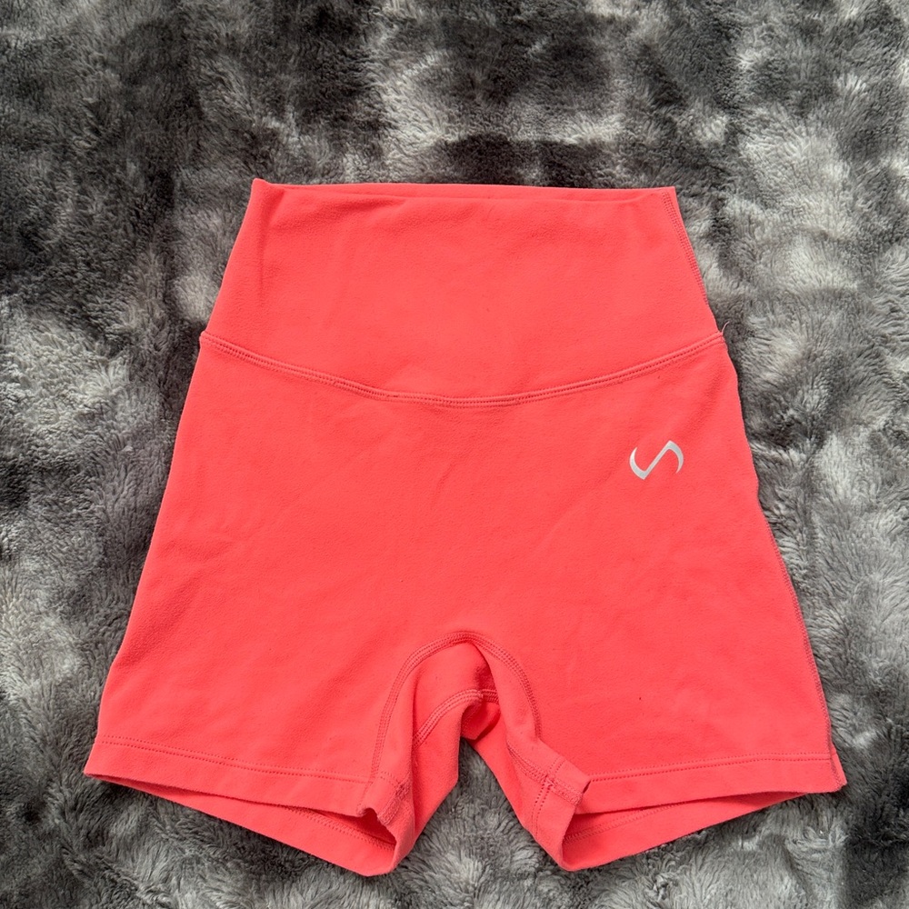 TLF Vibrant Coral Athletic Shorts